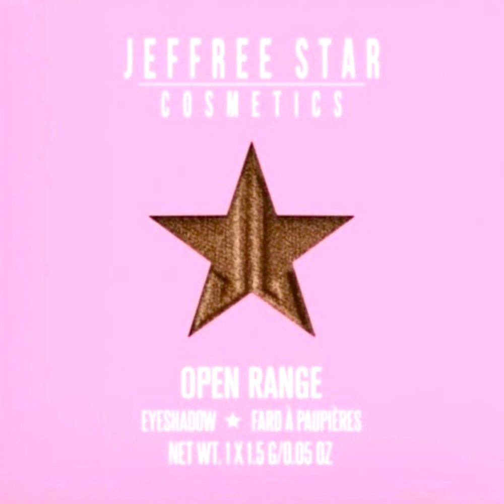 Jeffree Star Open Range Eyeshadow Brown Shimmer - New - Neutral - Line Eyes Also